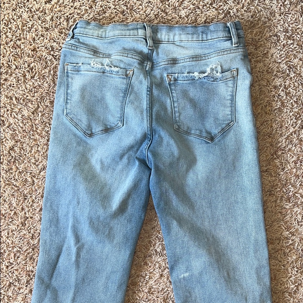 Kensie Light Blue Straight Leg Jeans - Picture 7 of 7